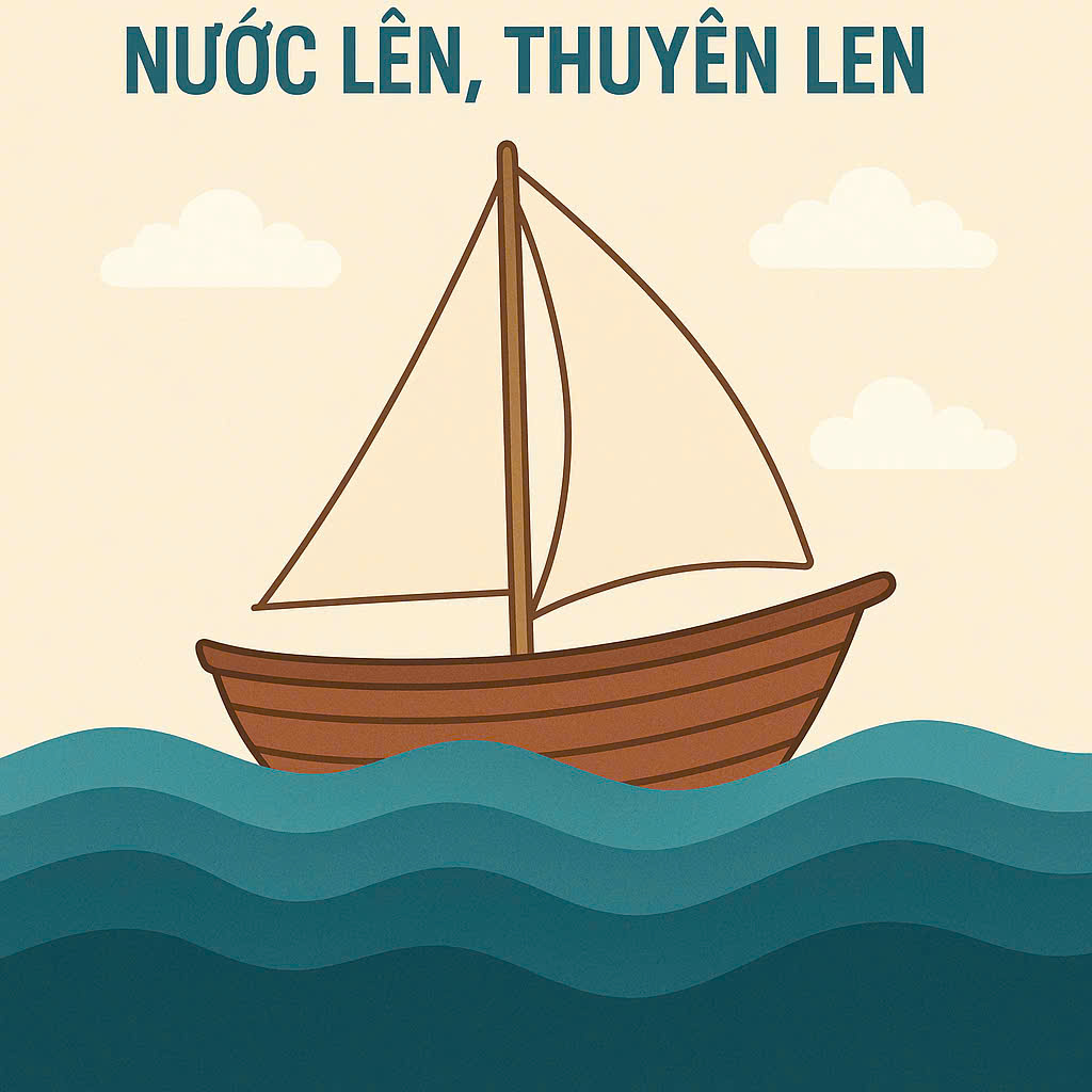 NƯỚC LÊN thuyền lên...hay NƯỚC RÚT mới biết ai không mặc quần